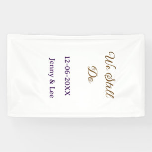 Lona Aún hacemos boho retro s de nombre fecha año rosa 