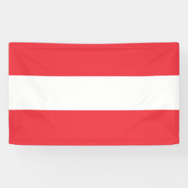 Lona Austrian Flag Celebration Party Event Décor Banner