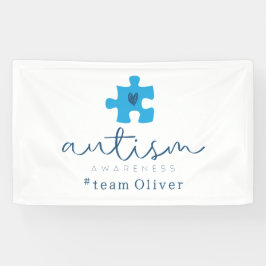 Lona autism awareness blue puzzle piece #team name 