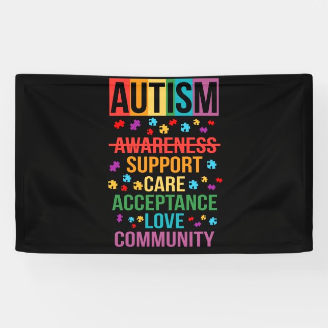 Lona Autism Awareness Support Care Acceptance Love (Horizontal)