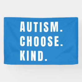 Lona autismo elegir amable Banner moderno