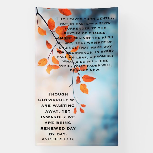 Lona Autumn Renewal Christian Scripture Art (Vertical)