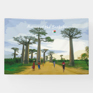 Lona Avenida de los Baobabs, Madagascar - Paisaje