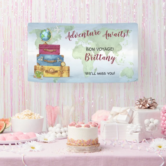 Lona Aventura espera maletas hasta despedida Fiesta en  (Fiesta)