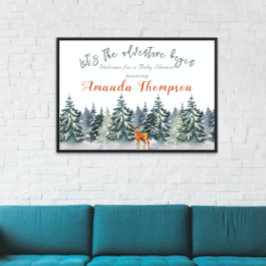 Lona Aventura para animales de bosque de bosques de inv