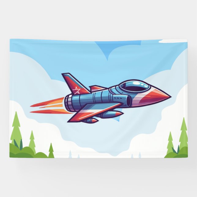 Lona avión/avión de combate (Horizontal)