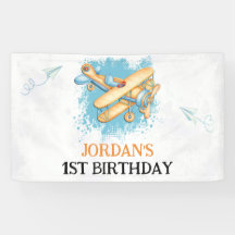 Avión Vintage Fiesta de cumpleaños 1