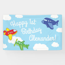 Lona Aviones y aviones de reacción se burlan del Fiesta