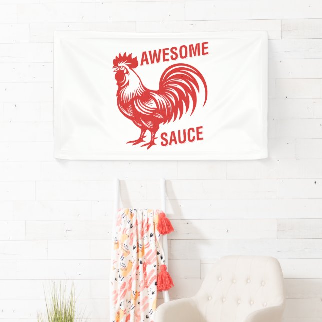 Lona Awesome Sauce Rooster Funny (In situ)