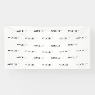 Lona Ayucell 4x8 Banner Paso y Repite - Blanco