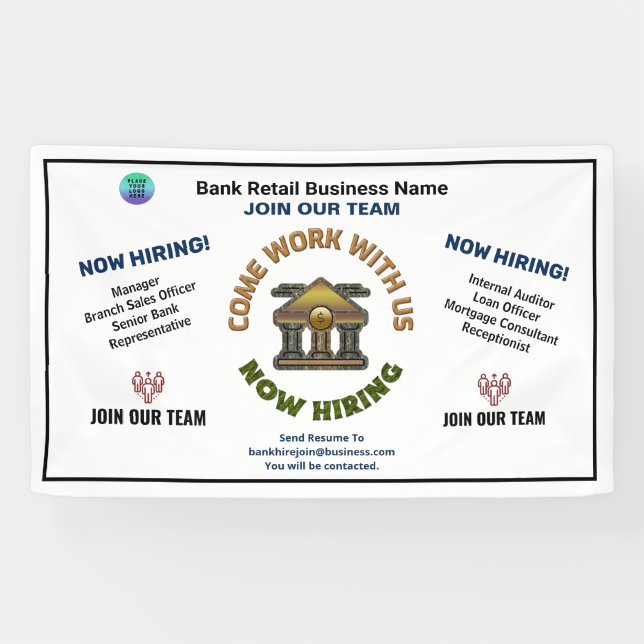 Lona Ayuda para logotipos de empresas Personalizado de  (Horizontal)