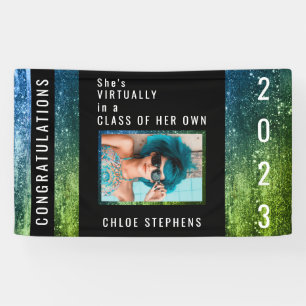 Lona Azul de Ombre Graduación de fotografías de Purpu