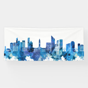 Lona Azul Skyline de Brisbane Australia