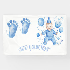 Lona Baby Blue Agrega tu propio texto