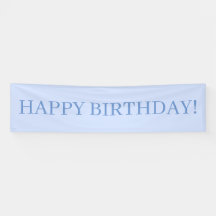 Baby Blue Happy Birday