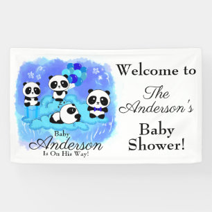 Lona Baby Boy Pandas Baby Shower