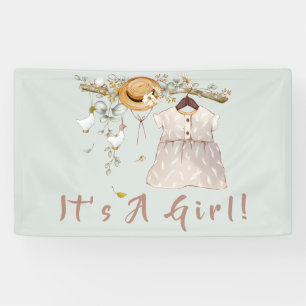 Lona Baby Girl Greenery Botanical Boho 