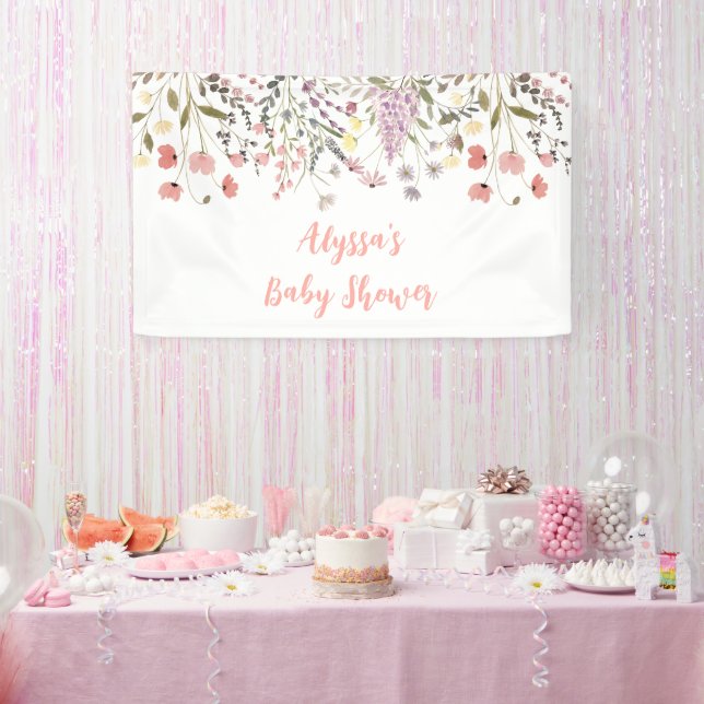 Lona Baby In Bloom Boho Wildflower Baby Shower (Fiesta)