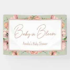 Lona Baby in Bloom Wildflower Baby Shower Photo Wall