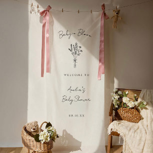 Lona Baby shower Baby in Bloom