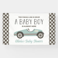 Baby Shower de blue Race Car