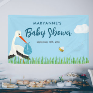 Lona Baby Shower de Blue Stork