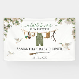 Lona Baby Shower de caza de pato