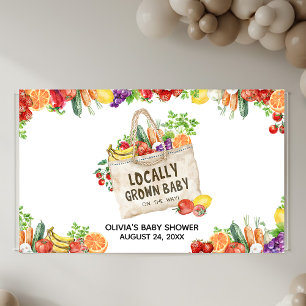 Lona Baby Shower de Productos Locales