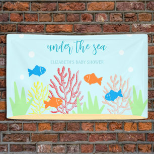 Lona Baby Shower de Sea Life