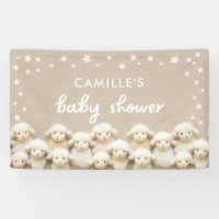 Baby Shower Neutral de género de cordero pequeño