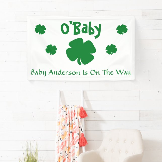 Lona Baby Shower O'Baby St Patrick's Day (In situ)