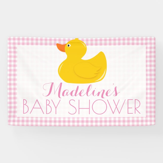 Lona Baby Shower Rubber Ducky (Horizontal)