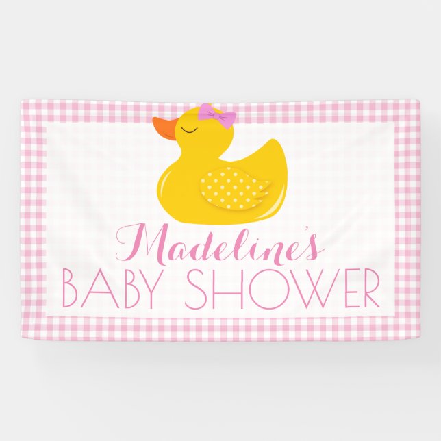 Lona Baby Shower Rubber Ducky (Horizontal)