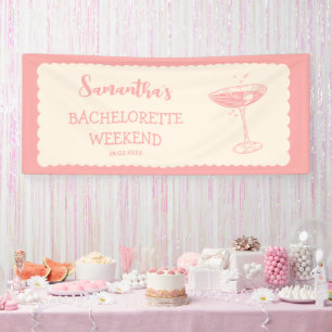 Lona Bachillerato rosa Cocktail Bridal Shower