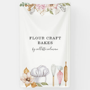 Lona Baker Pastry Chef Watercolorear Herramientas