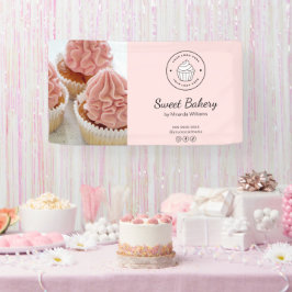 Lona Bakery Custom Logo Photo Social Media Pink