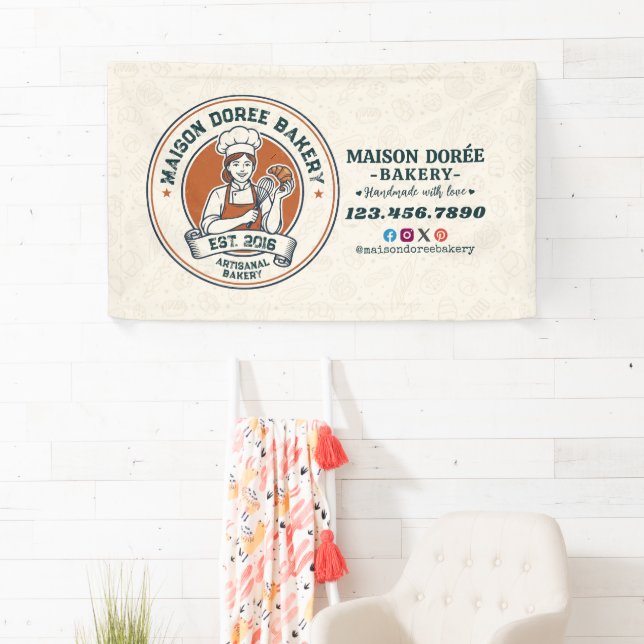 Lona Bakery Store Pastry Chef Dessert Sweets Cake Baker (In situ)