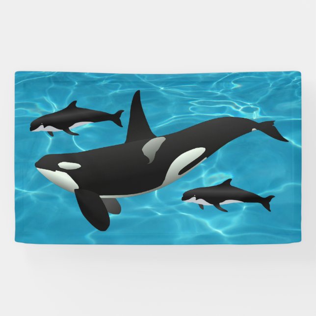 Lona Ballenas Orca (Horizontal)