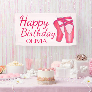 Lona Ballet Ballerina Dance Cumpleaños