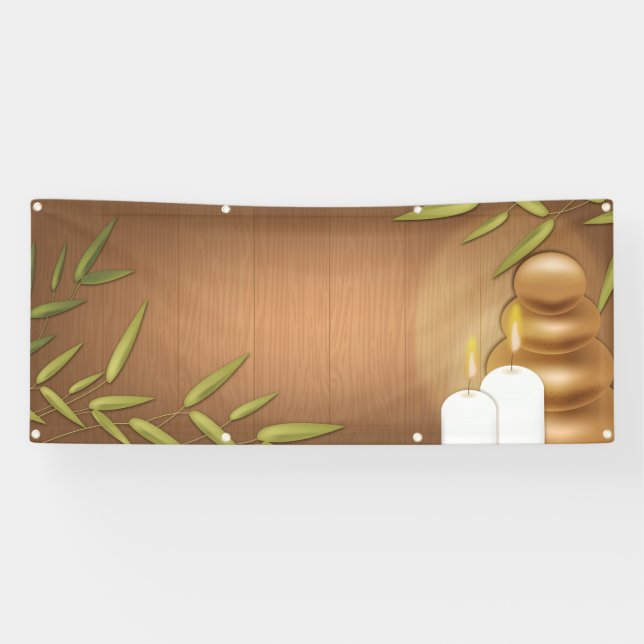 Lona balneario de la plantilla (Horizontal)