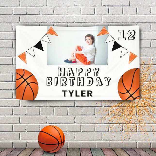 Lona Baloncesto Bolas Flags Kids Photo Birday Party (Subido por el creador)