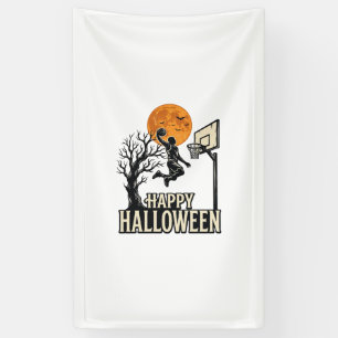 Lona Baloncesto de Halloween Feliz Halloween Deporte Vi
