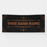 Banda personalizado Merch Country Western Music Ro