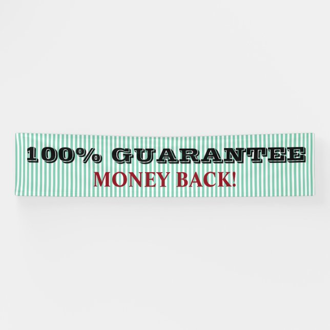 Lona Bandas BG Patrón blanco estrecho + su espalda y id (Horizontal)