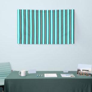 Lona Bandas de efecto Metalizado moderno Neon Blue y Bl