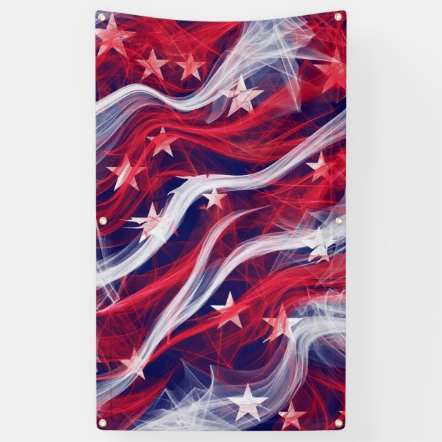 Lona Bandera al aire libre americana con los ojales (Vertical)