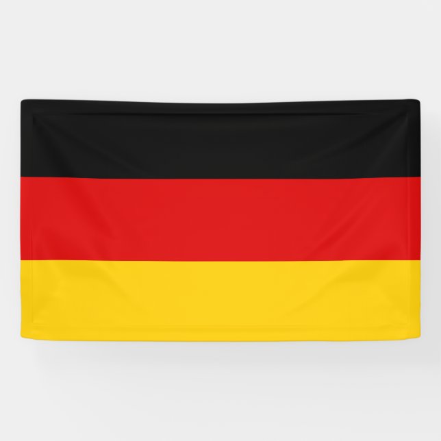 Lona Bandera alemana (Alemania) (Horizontal)