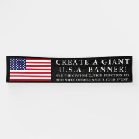 Bandera americana el | gigantesco largo