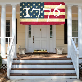 Lona Bandera Americana Partido 4 de Julio de 1776