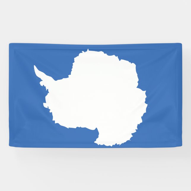 Lona Bandera antártica (Horizontal)
